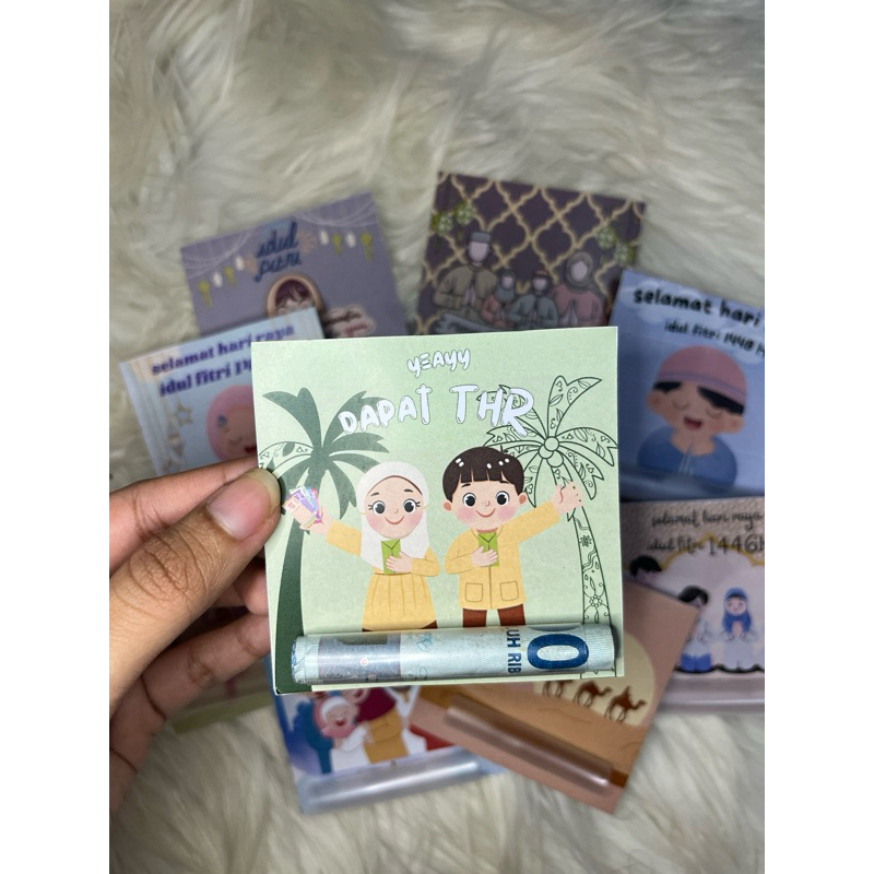 

Amplop Lebaran Unik Cartoon isi 10