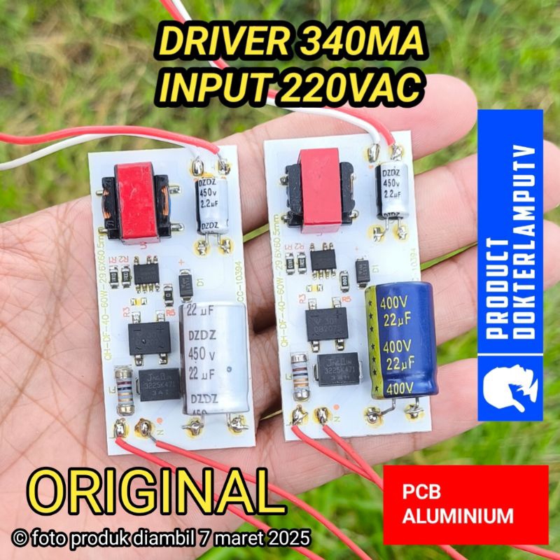 DRIVER LED 50W 50 WATT 22UF 220V UNIVERSAL UNTUK LED SOROT LAMPU RUMAH PJU LAMPU RUMAH DLL