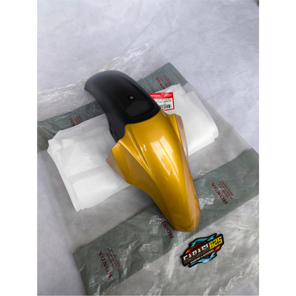 61100-KWC-900DGM Fender Front Spakbor Slebor Depan Honda CS1 CS 1 Warna Gold Emas Original AHM