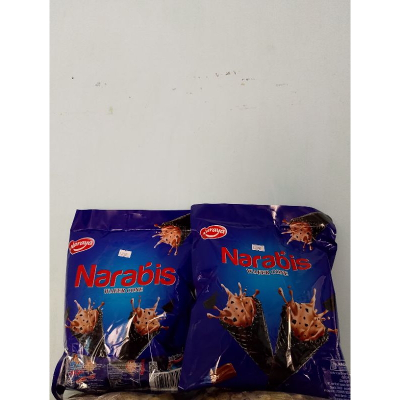 

wafer cone rasa cokelat narabis