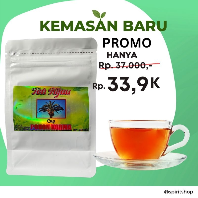 

Teh Hijau Cap Pohon Kurma Berkhasiat