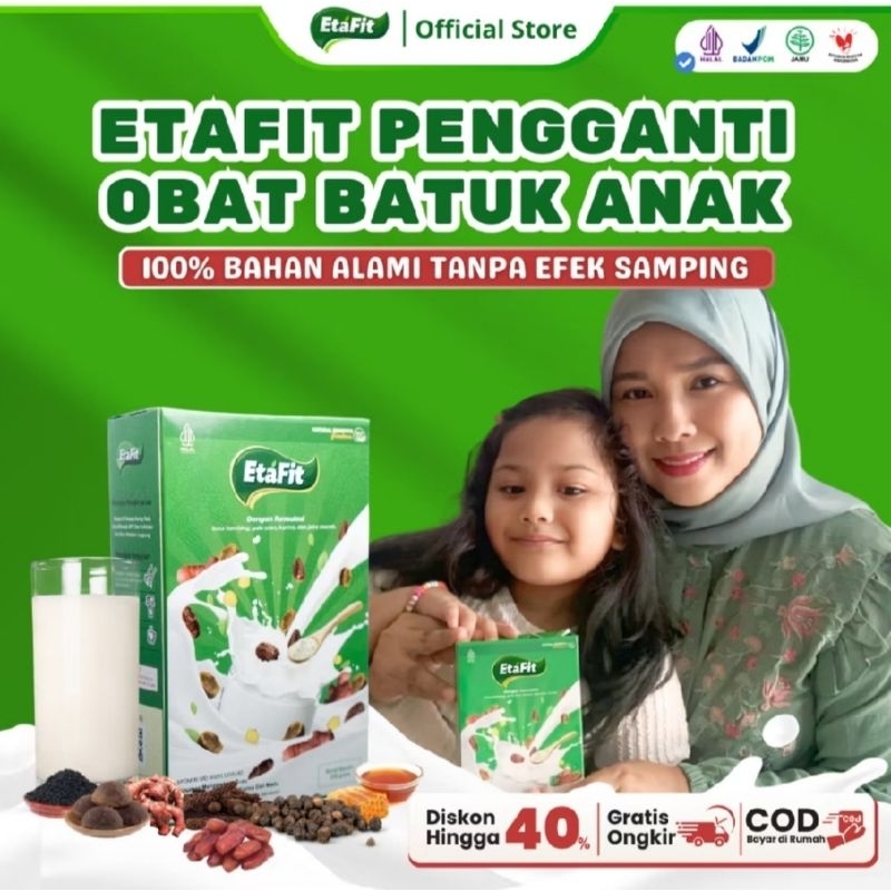 

ETAFIT - Bantu Sembuhkan Asma Sesak Nafas dan Batuk Anak - Susu Kambing Etawa Murni 100% Alami
