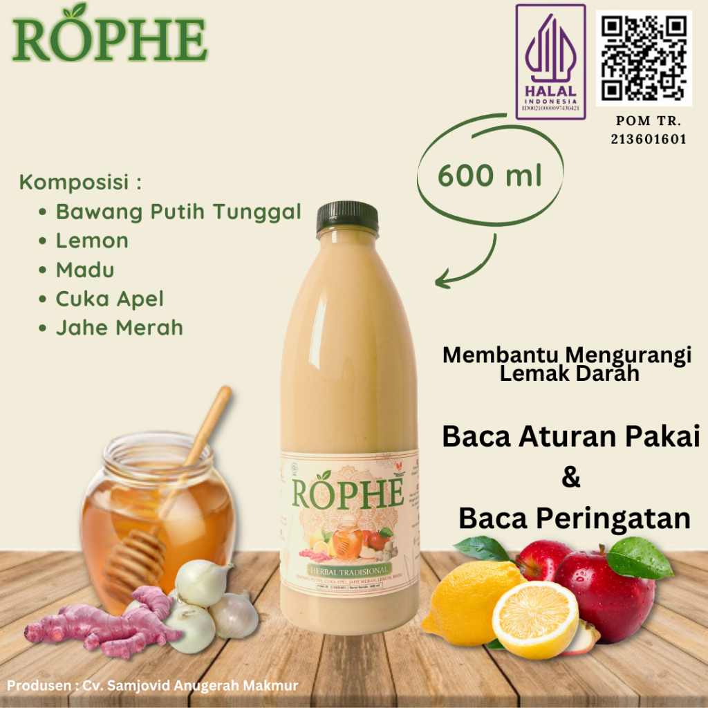 

Jus Bawang Putih Tunggal - Jus Bawang ROPHE - Herbal Tradisional