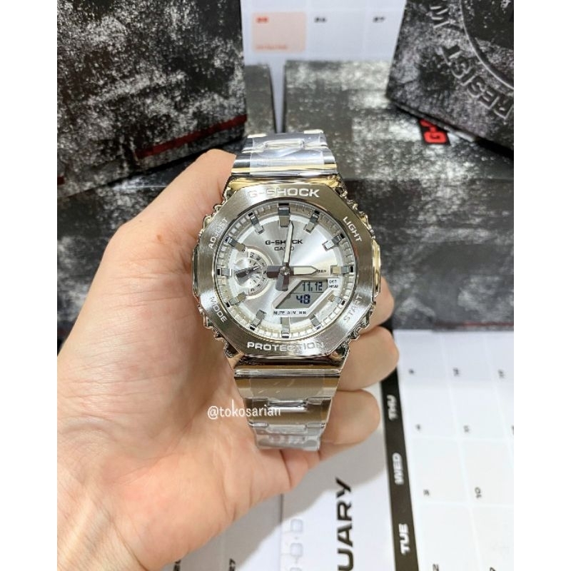 G-Shock GM-2110D Original Bergaransi Jam Tangan Rantai Analog Digital Pria