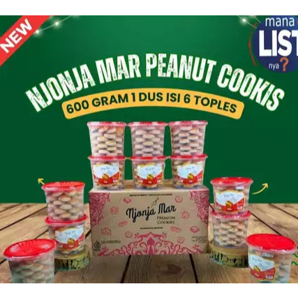 

KUE KACANG NJONJA MAR PEANUT COOKIES KUE KACANG 600GR TAKASIMURA STORE