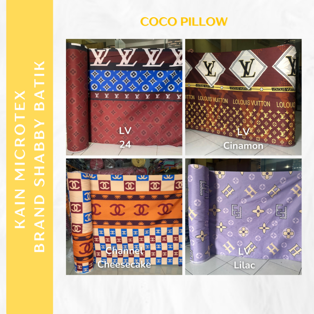 KAIN SPREI BAHAN KATUN DISPERSE MICROTEX MOTIF BATIK BRANDED SHABBY METERAN LEBAR 240