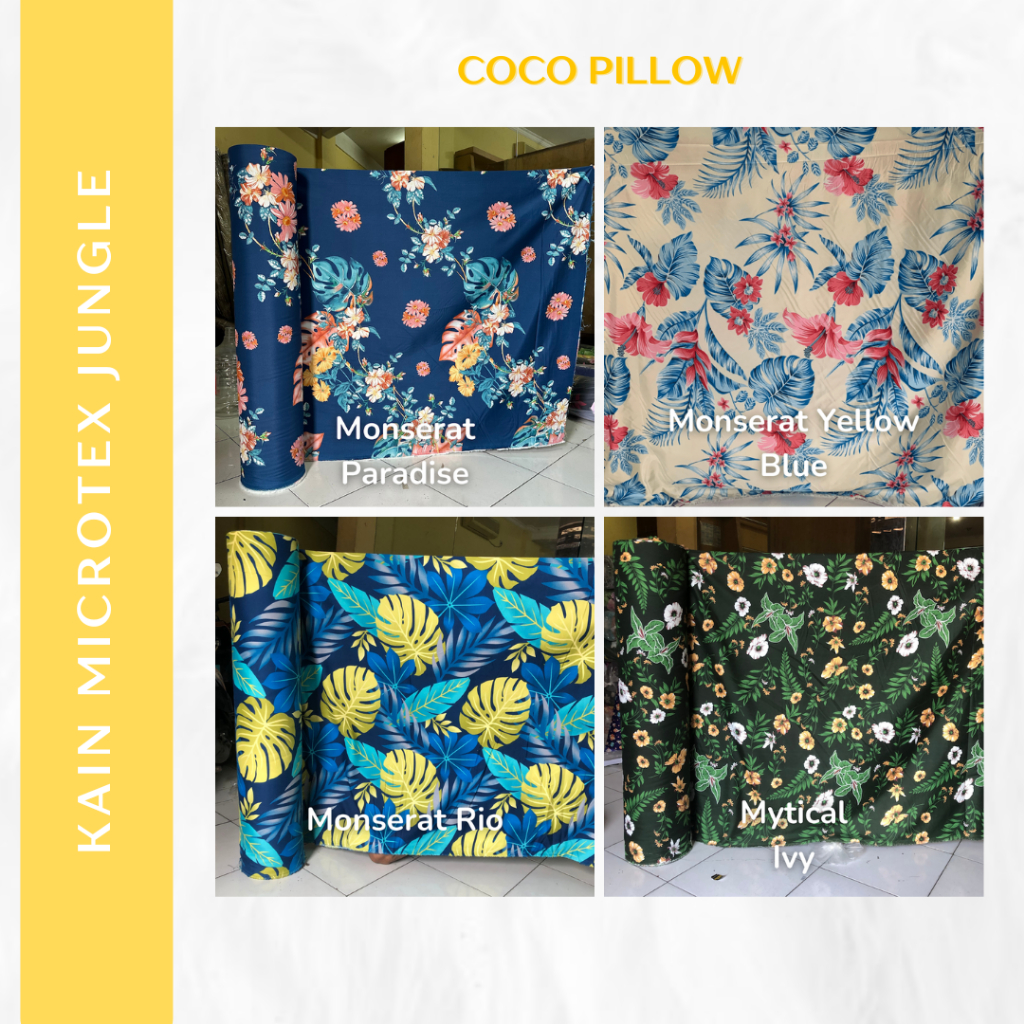 Kain Katun Disperse Microtex / Micro Disperse Motif Janda Bolong 100 GSM Lebar 240 cm