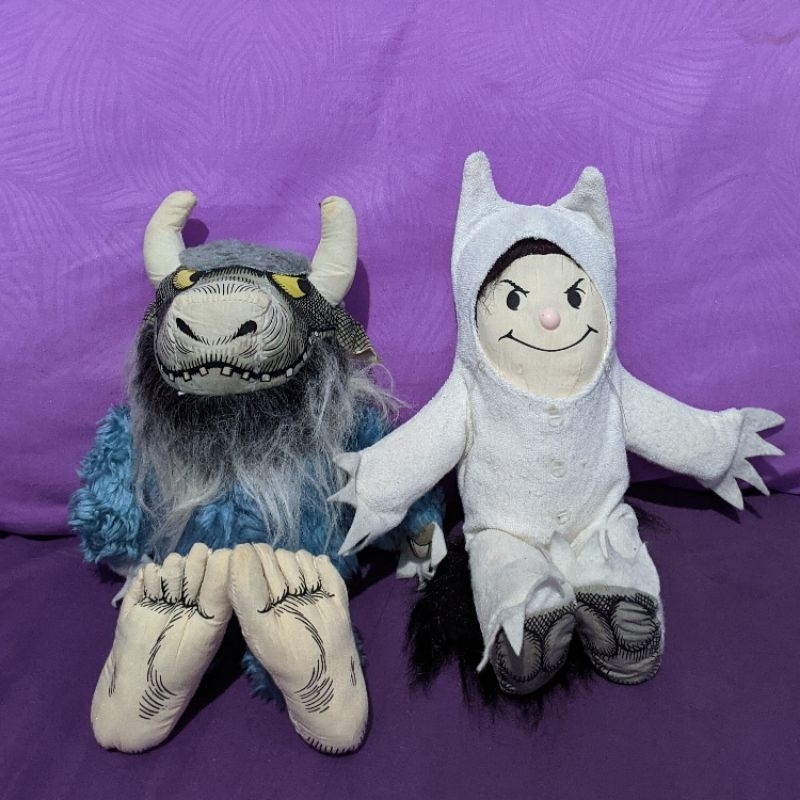 Boneka Where The Wild Things Are Max & The Bull Rare Plush Maurice Sendak 1980