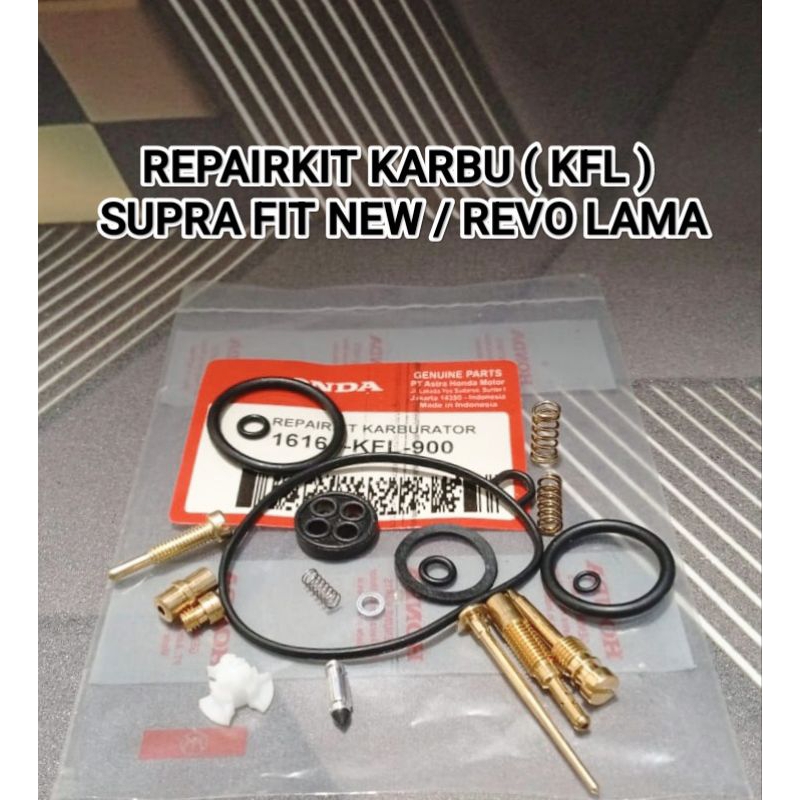 REPAIRKIT KARBU ( KFL ) SUPRA FIT NEW REVO LAMA REPARKIT KARBURATOR DALEMAN KARBU HIGH QUALITY