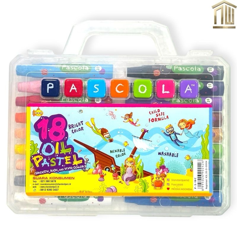 

Crayon Pascola 18 Warna Oil Pastel