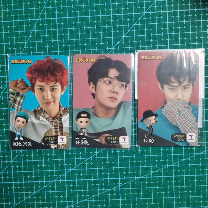 cashbee exorun exo sehun chanyeol suho tmoney t-money