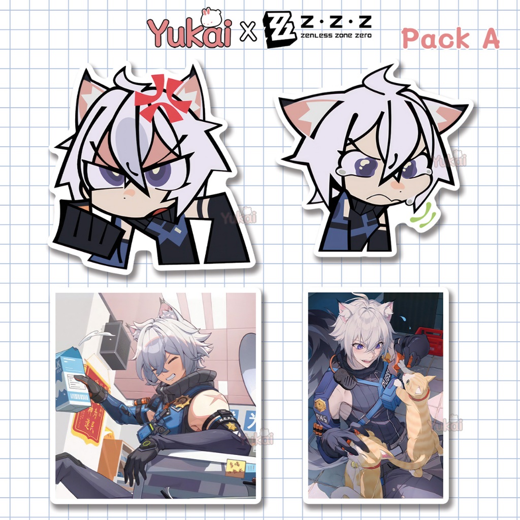 

Stiker Seth Zenless Zone Zero (ZZZ) Premium - Sticker Pack Anime Waterproof