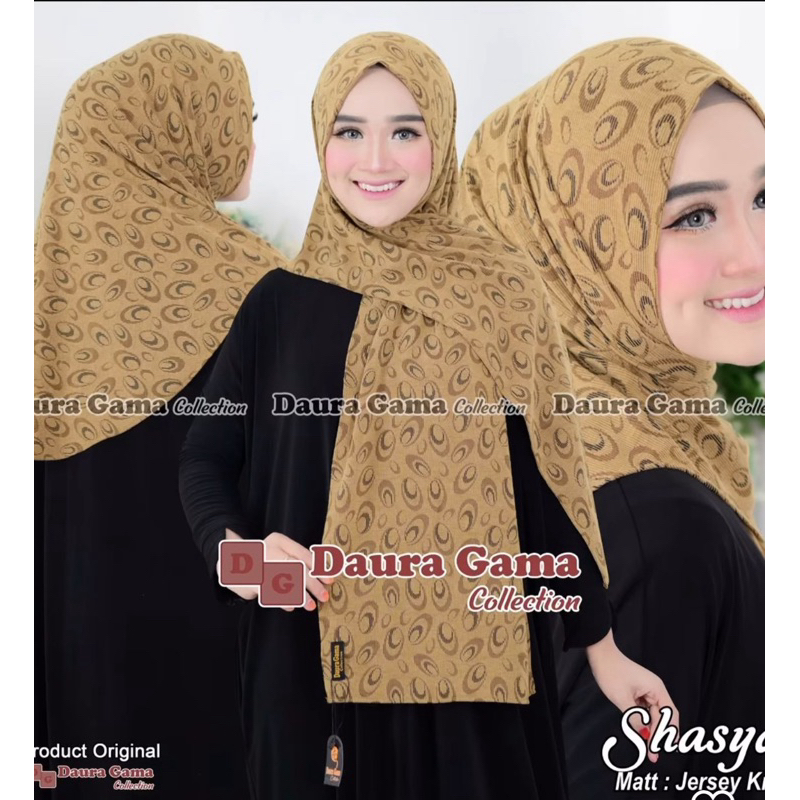 PASMINA KNIT OVAL /INSTAN DAURA GAMA /KNIT SASA