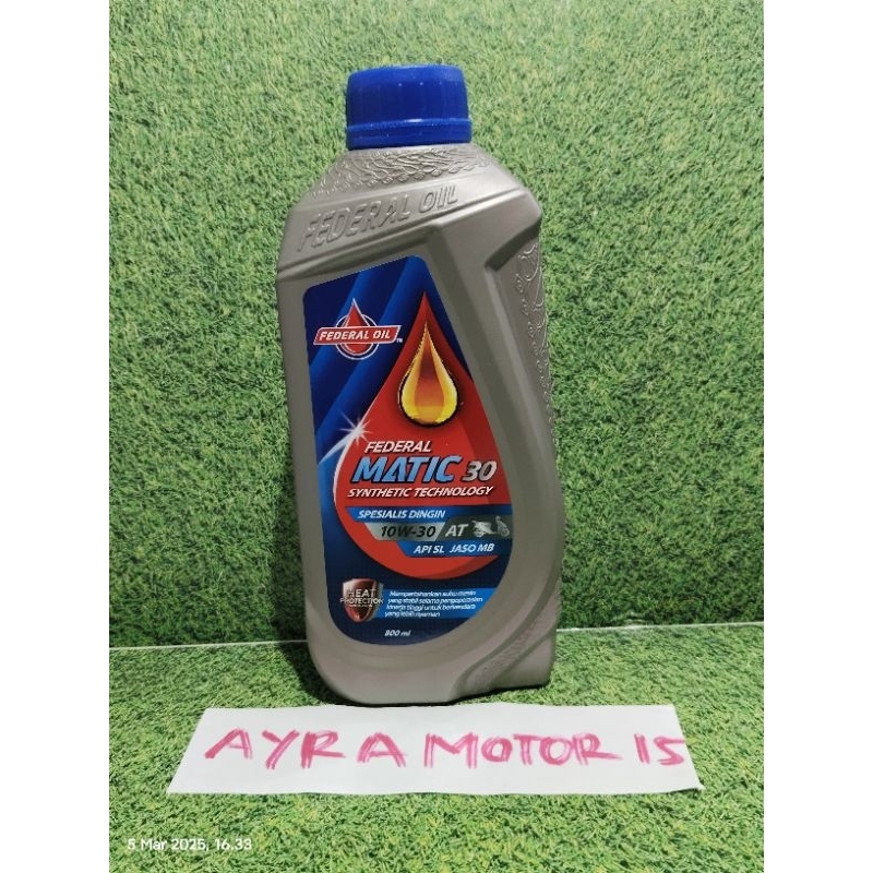 OLI /OIL FEDERAL METIK SILVER 0,8 PELUMAS OLI MESIN MOTOR METIK UNIVERSAL