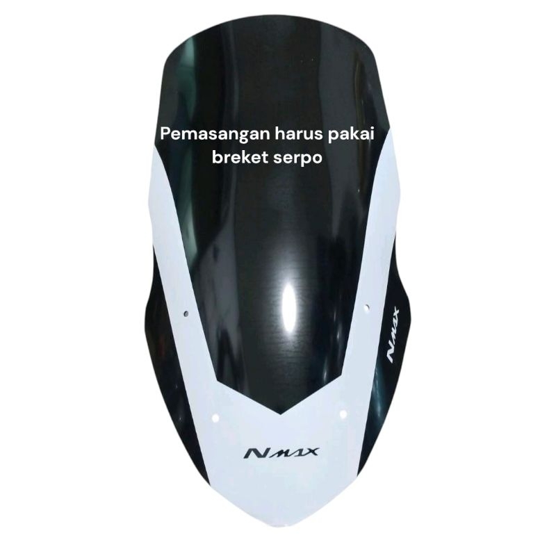 windshield nmax old import tebal 2015-2019 tameng angin nmax old tinggi 60cm wind shield nmax old 60