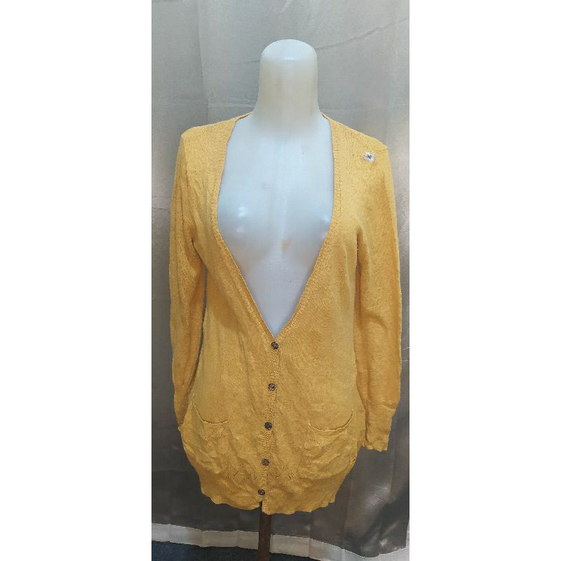 cardigan kuning