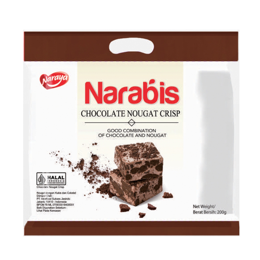 

NARAYA NARABIS 200g CHOCOLATE NOUGAT