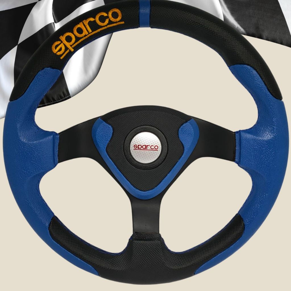 Stir mobil ivo racing sport blue -stir universal sparcoo ivo new collour