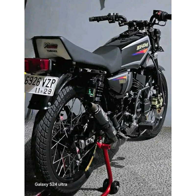 Striping Rx king 2001 Lis Stiker Decal Standar Ori Yamaha Rx King 2000 2001 Hijau Botol silver hitam