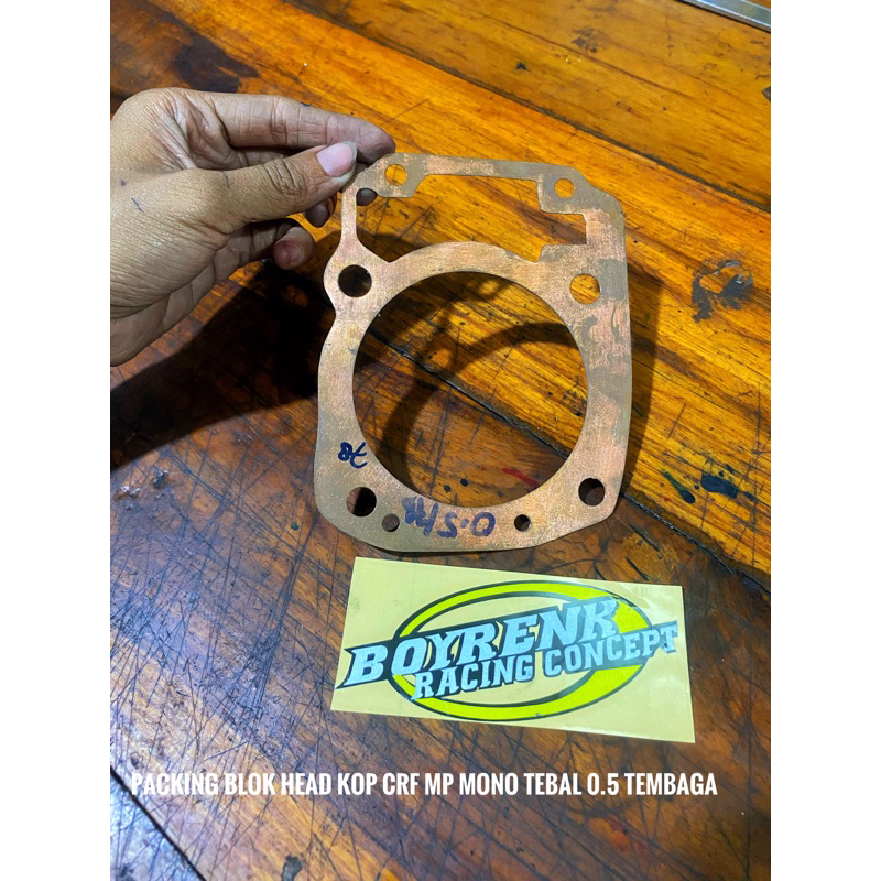 (READY STOK TANPA PO) PAKING PACKING BLOK HEAD KOP CRF MP MONO TEBAL 0,5 73 78 TEMBAGA