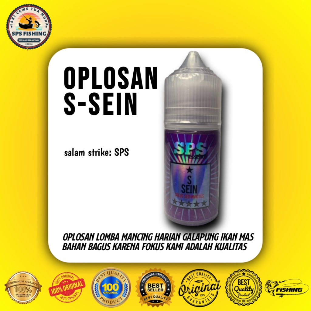 SPS FISHING Essen Aroma S-SEIN wangi anggur ikan mas paling gacor untuk lomba galapungan ikan mas