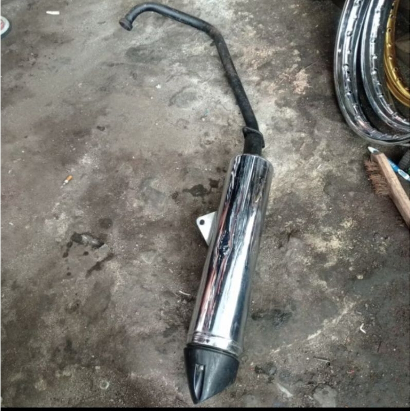 Knalpot Standar Suzuki Satria Fu150 Original Copotan