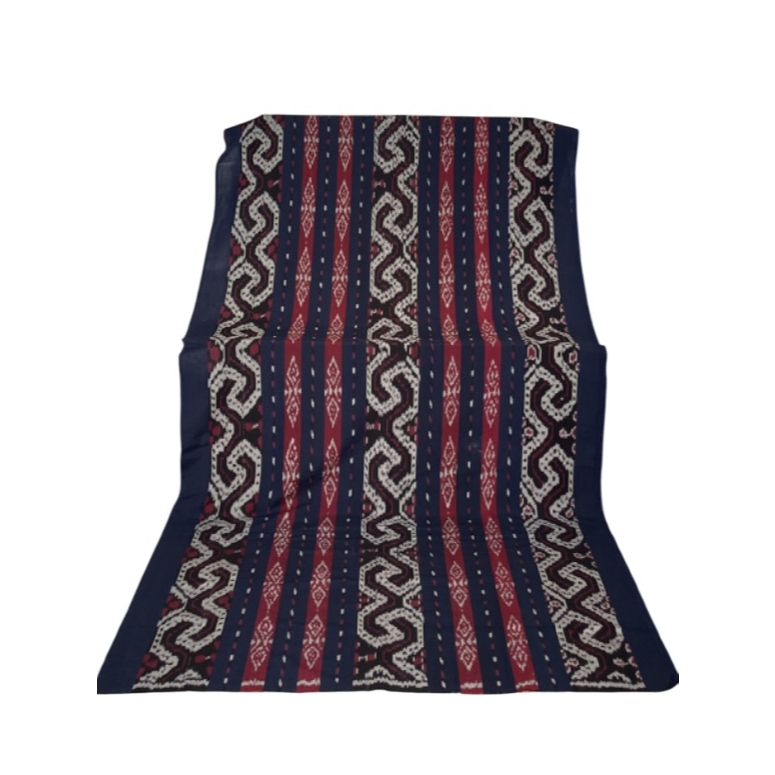 Kain Tenun Blanket Tenun Troso Kain Tenun Jepara Tenun Etnik Warna Biru Kombinasi