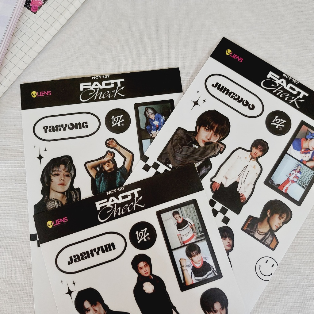 

STICKER KPOP NCT 127 (BIASA / LAMINASI DOFF) WATERPROOF KISSCUT