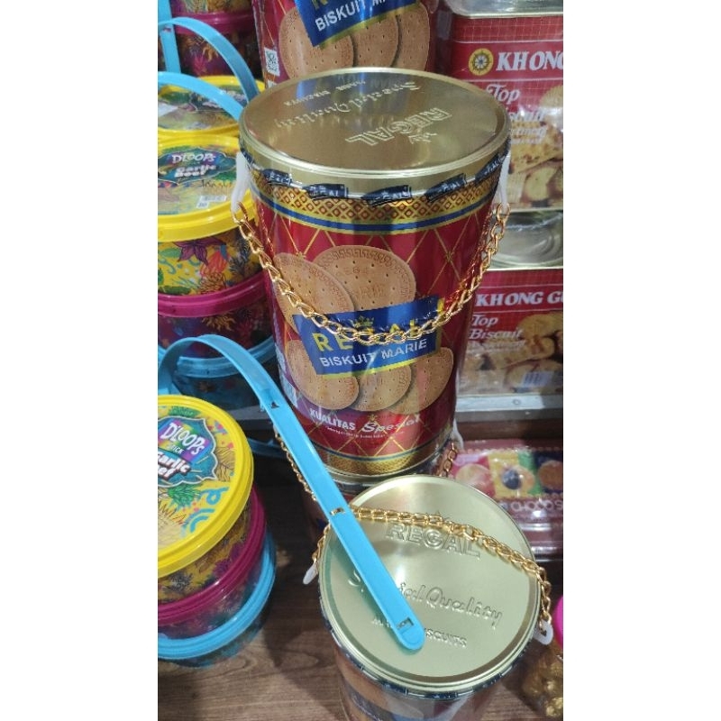 

Jajan Lebaran || Regal Biskuit Marie Rantai berat 1 kg || jajan hari raya