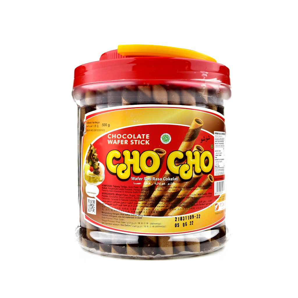 

Wafer Stick Toples CHO CHO 500 Gr Coklat