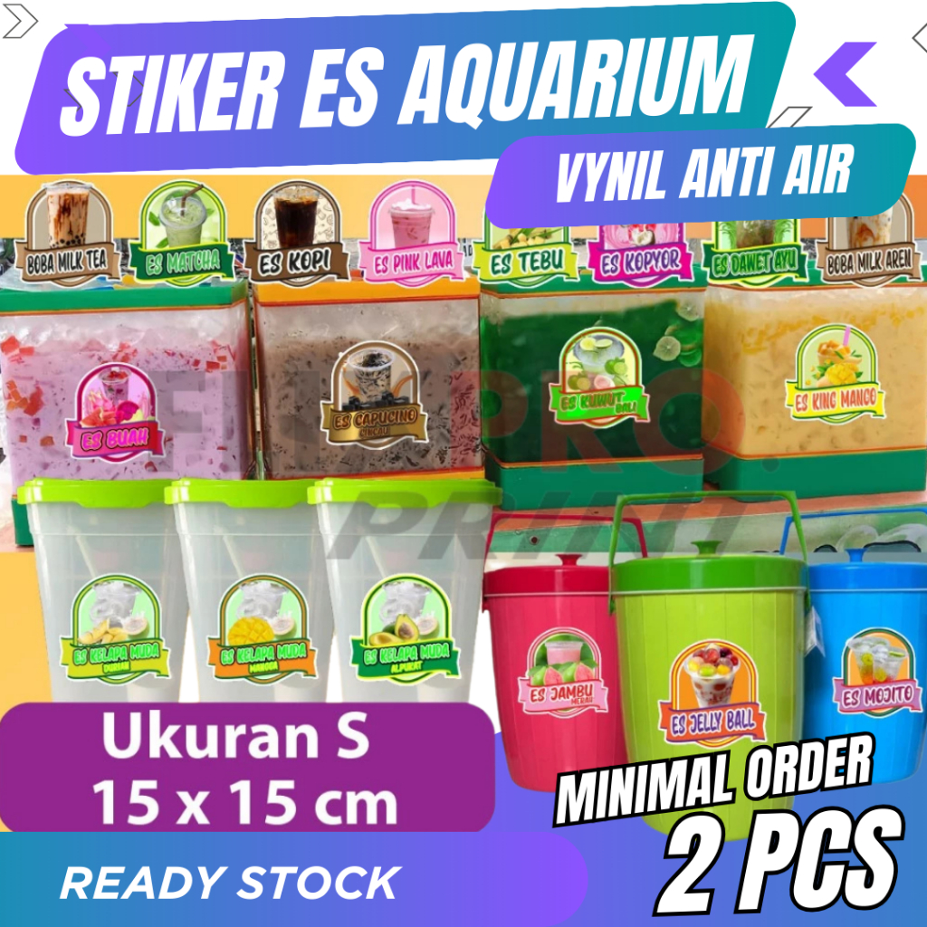 

STIKER ES AQUARIUM STIKER TERMOS ES ANTI AIR UKURAN 15 X 15 CM