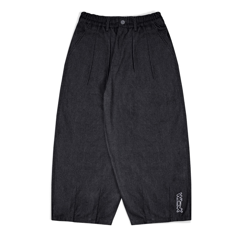 Hare Harem - Denim Pants ( Black Washed 12oz )