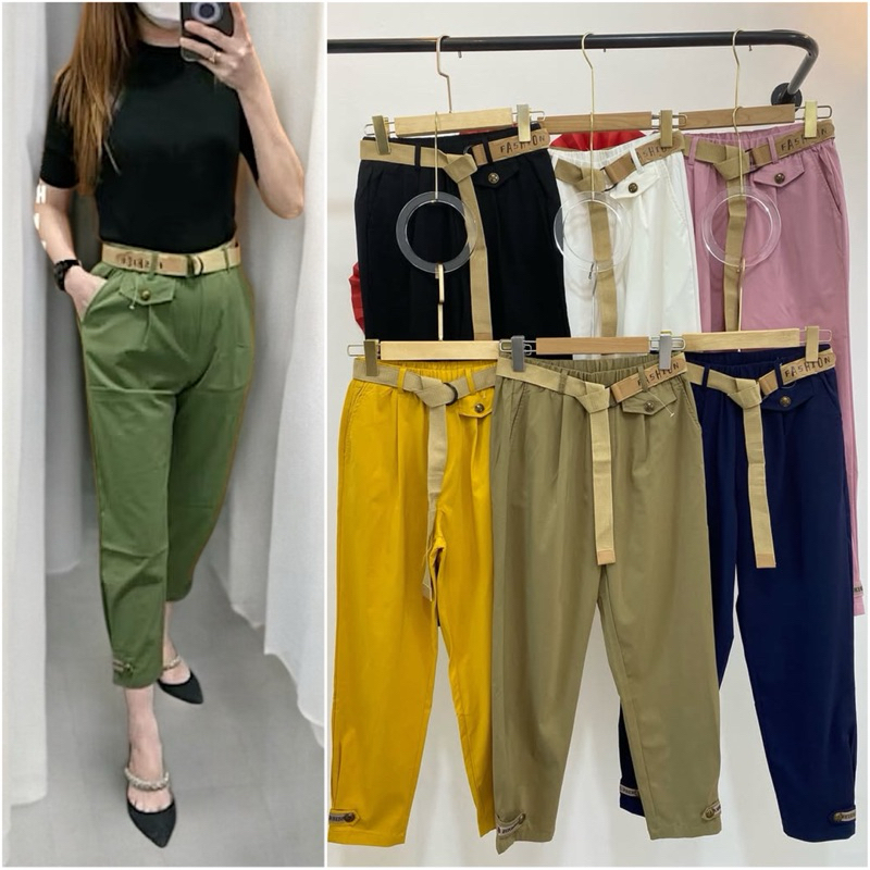 Foria 6032 pants - celana panjang joger wanita casual korea
