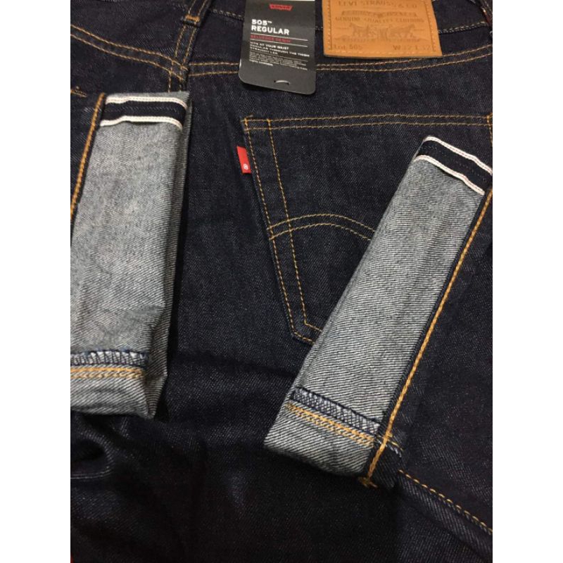 Levi' s Lot 505 reguler Rinse Selvedge