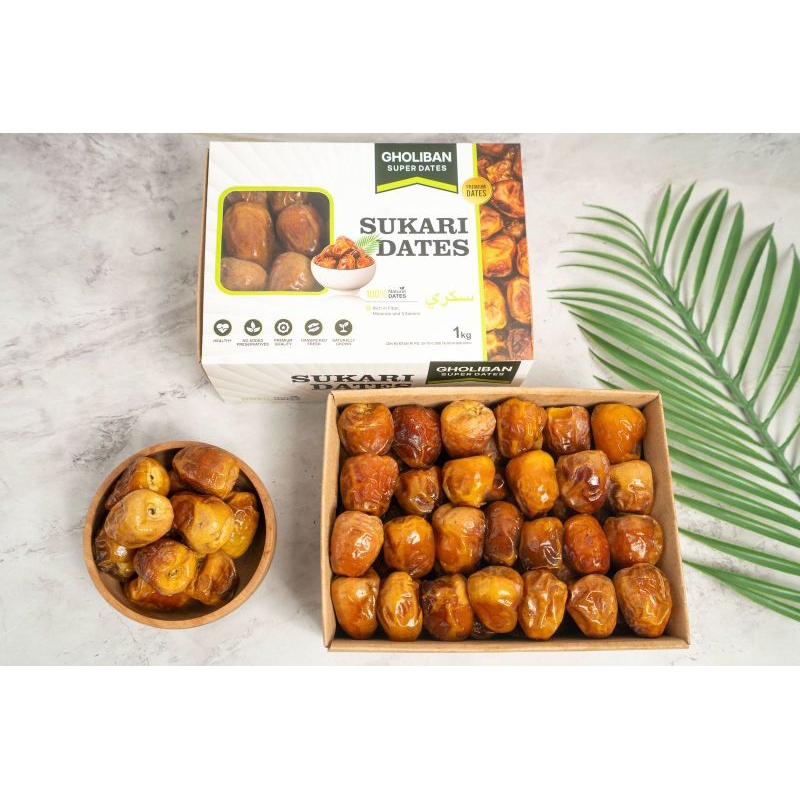 

Kurma Sukari Gholiban Premium Dates 1 Kg