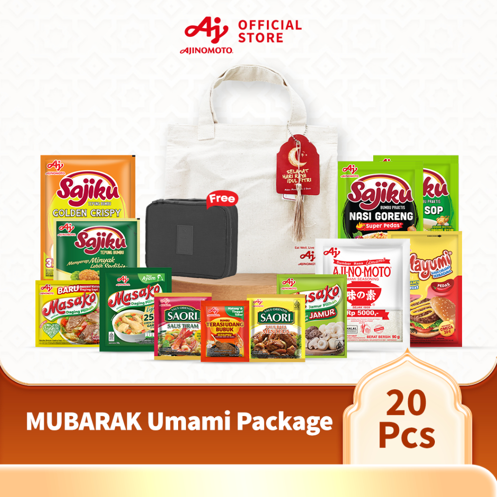 

Mubarak Umami Package - Parcel Ramadan - Hampers Idul Fitri - Free Travel Pouch