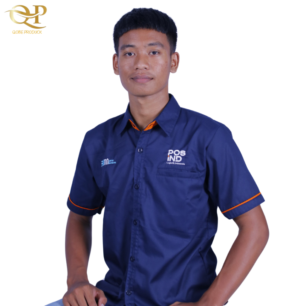 Kemeja Pos Indonesia Terbaru / Baju Kantor Pos Indonesia / Baju Pos / Seragam Pos Indonesia / Kemeja