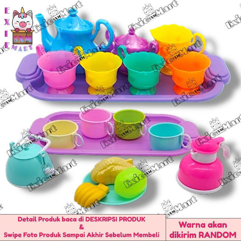 MAINAN ANAK NAMPAN SET - MAINAN TEKO & CANGKIR SET - MAINAN TEA SET