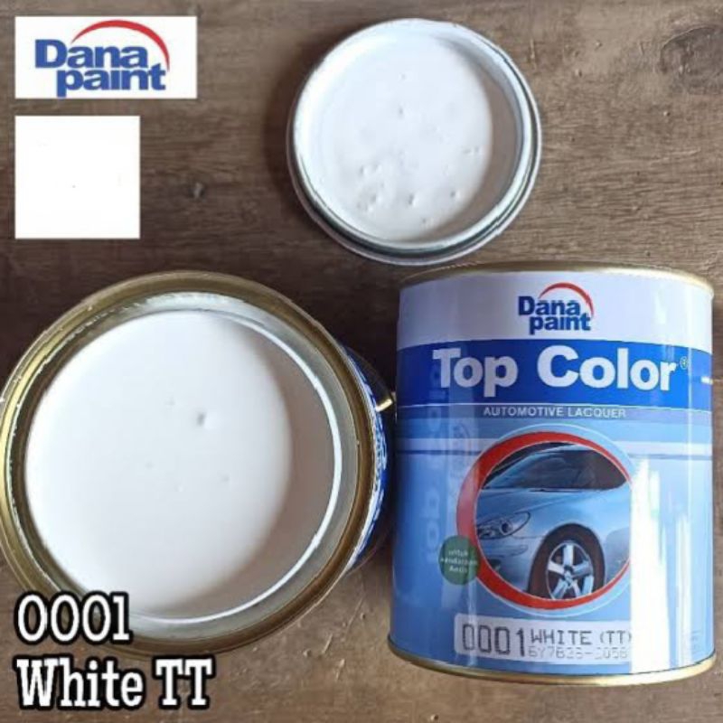 Cat Putih White TT Top Color Danapaint Cat Duco Mobil Sepeda Motor Velg