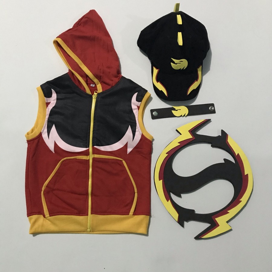 Kostum set boboiboy blaze