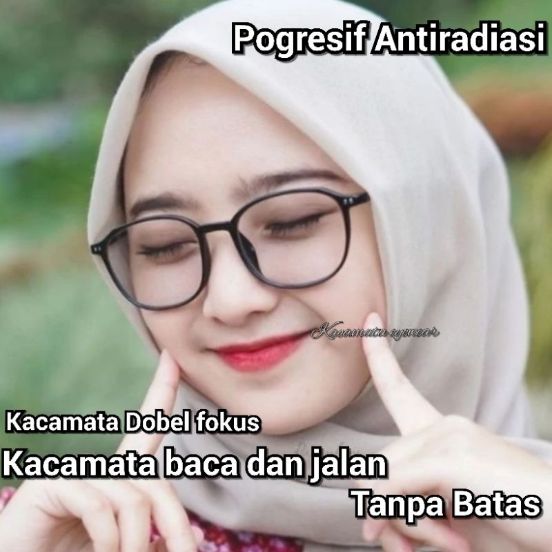 kacamata baca dan jalan kacamata pogresif lentur Kacamata baca dan jalan anti radiasi kacamata pogre