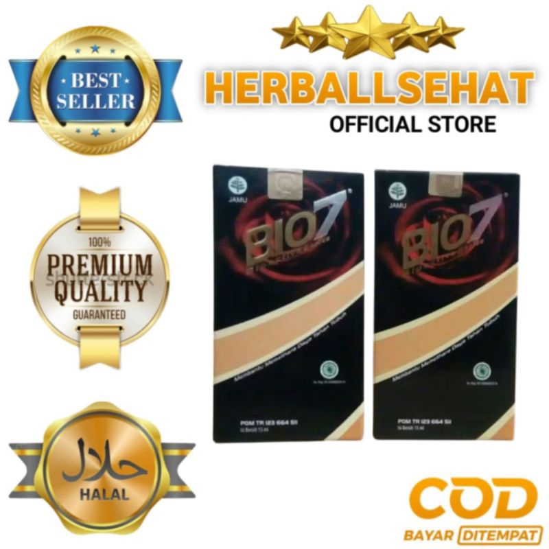 Bio7 Asli Original Herbal Jamu Tetes Terbaik Ampuh Atasi Segala Penyakit Bio7 Asli BPOM