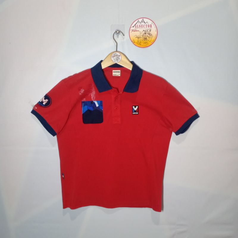 Kaos Polo Mlimited by MILLET ( Preloved ) Mulus Size M KD2302-004