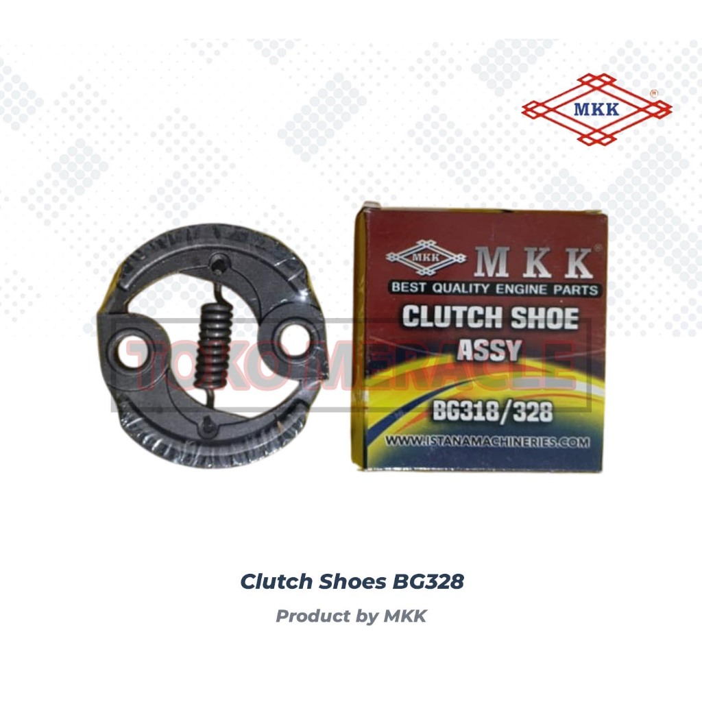 MKK Clutch Shoe Assy BG328 - Kampas Mesin Potong Rumput 2 tak