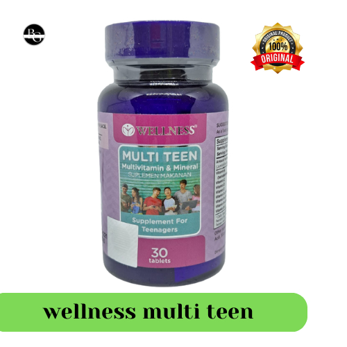 Wellness Multi Teen 30 Kapsul Multiteen Multivitamin Remaja Suplemen