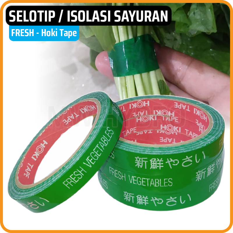 

Selotip / Lakban / Isolasi Sayuran - Fresh - Hoki Tape
