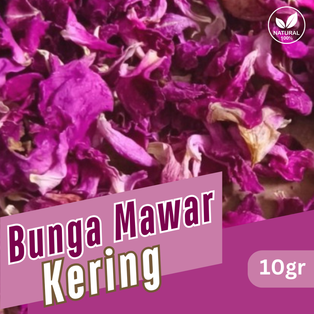 

Teh Kelopak Bunga Mawar Kering / Dried Rose Petal Tea / Flower Tea