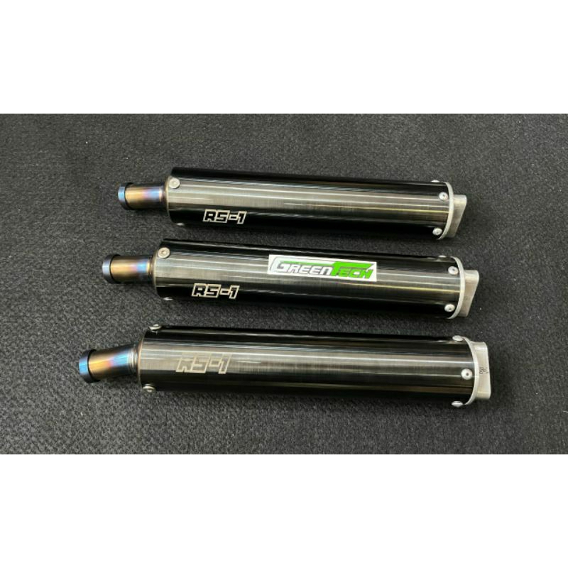 SILINCER NINJA RS1 BLACK CROOM MONCONG TITAN