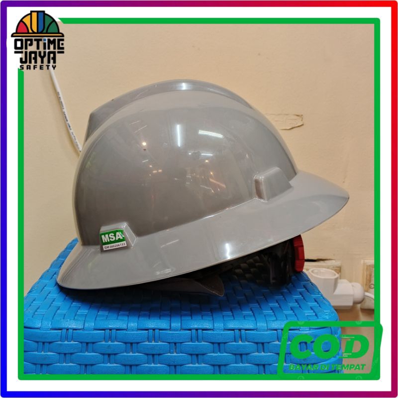 Helm Safety Proyek MSA Full Brim Inner Fastrack - Helm MSA Full Brim Lokal SNI