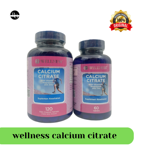 Wellness Calcium Citrate Vitamin D Magnesium Zinc